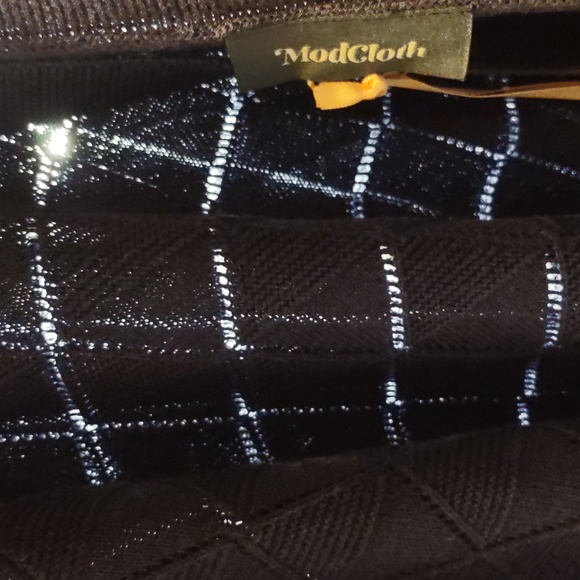 NWT ModCloth Size Medium Blue Short Sleeve Open Knit Top - Picture 13 of 14